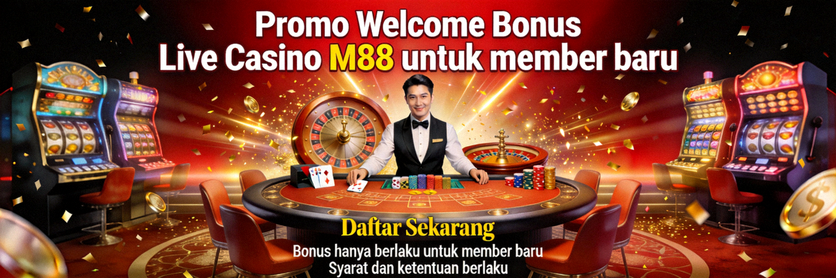 Promo Welcome Bonus Live Casino M88 untuk member baru